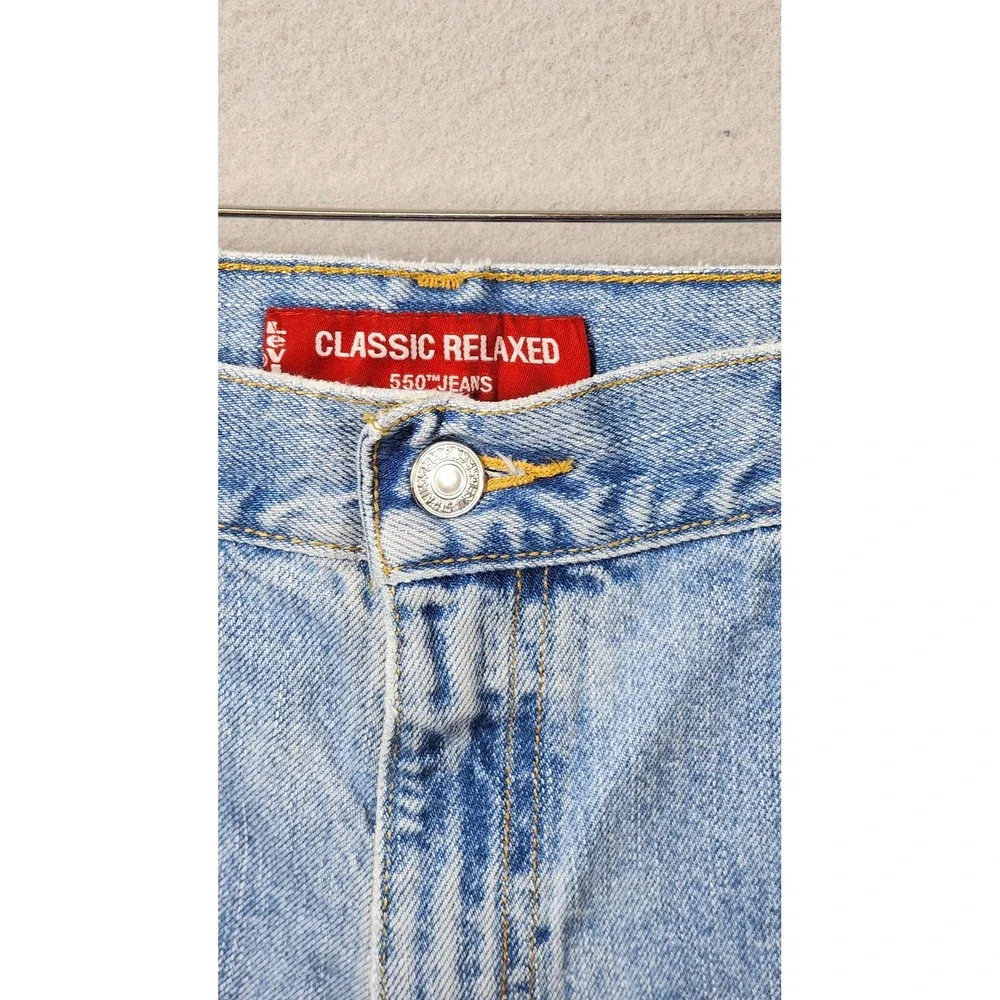 Vintage Levis 550 Relaxed Fit Tapered Leg‎ Mom Jeans Size 12 High Rise Denim 90s